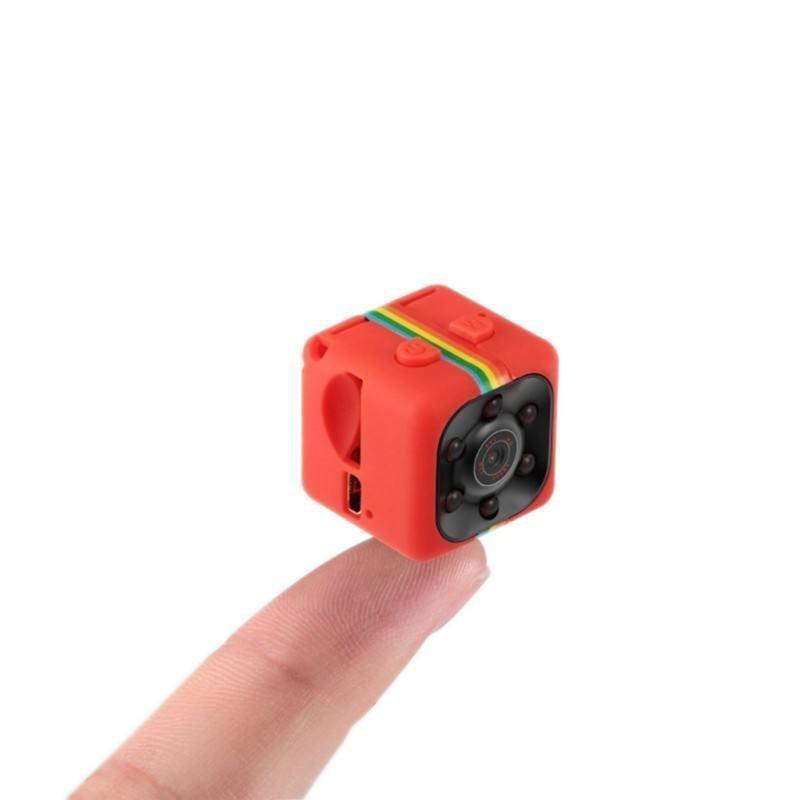 Micro Câmera Multifunção HD AmploTech Vermelho 1080P 